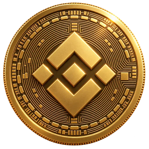 BNB 코인 장식 이미지